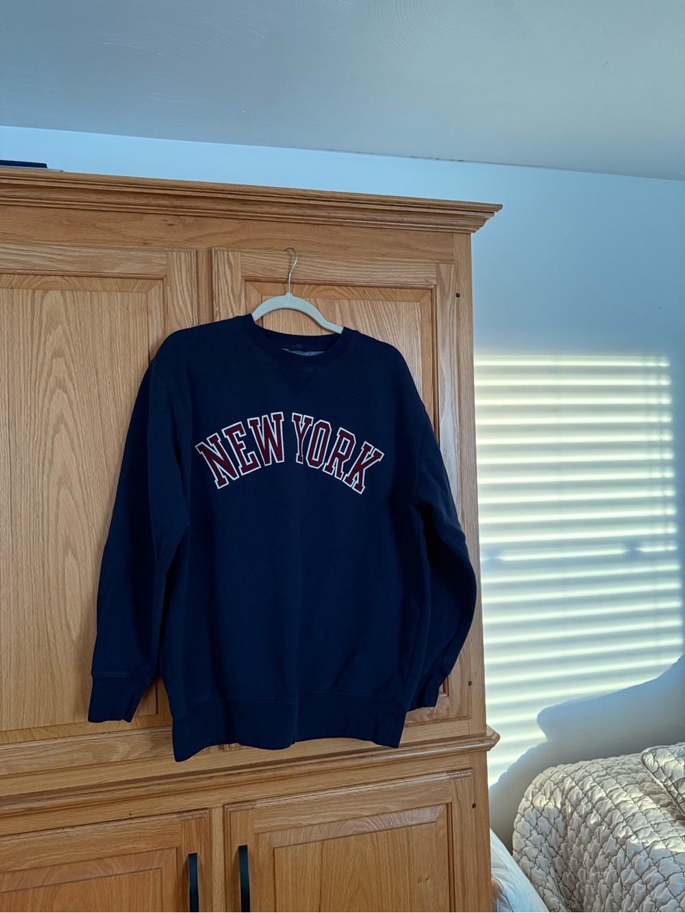 Brandy Melville New York Navy Crewneck